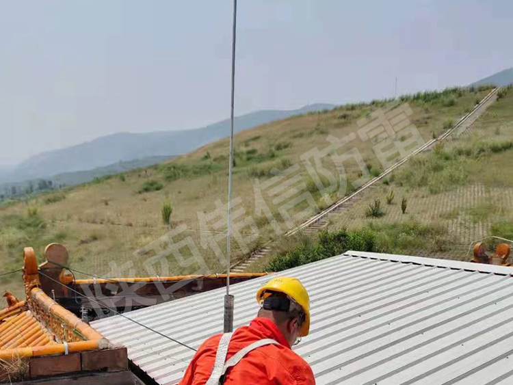 山西太原引黃通信二期擴(kuò)機(jī)防雷工程現(xiàn)場3
